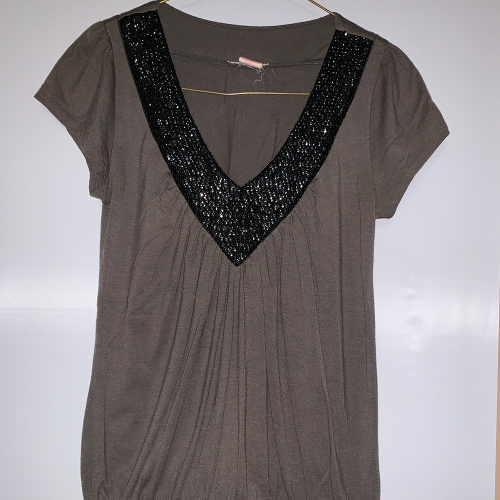 Beautiful dark gray dress shirt!